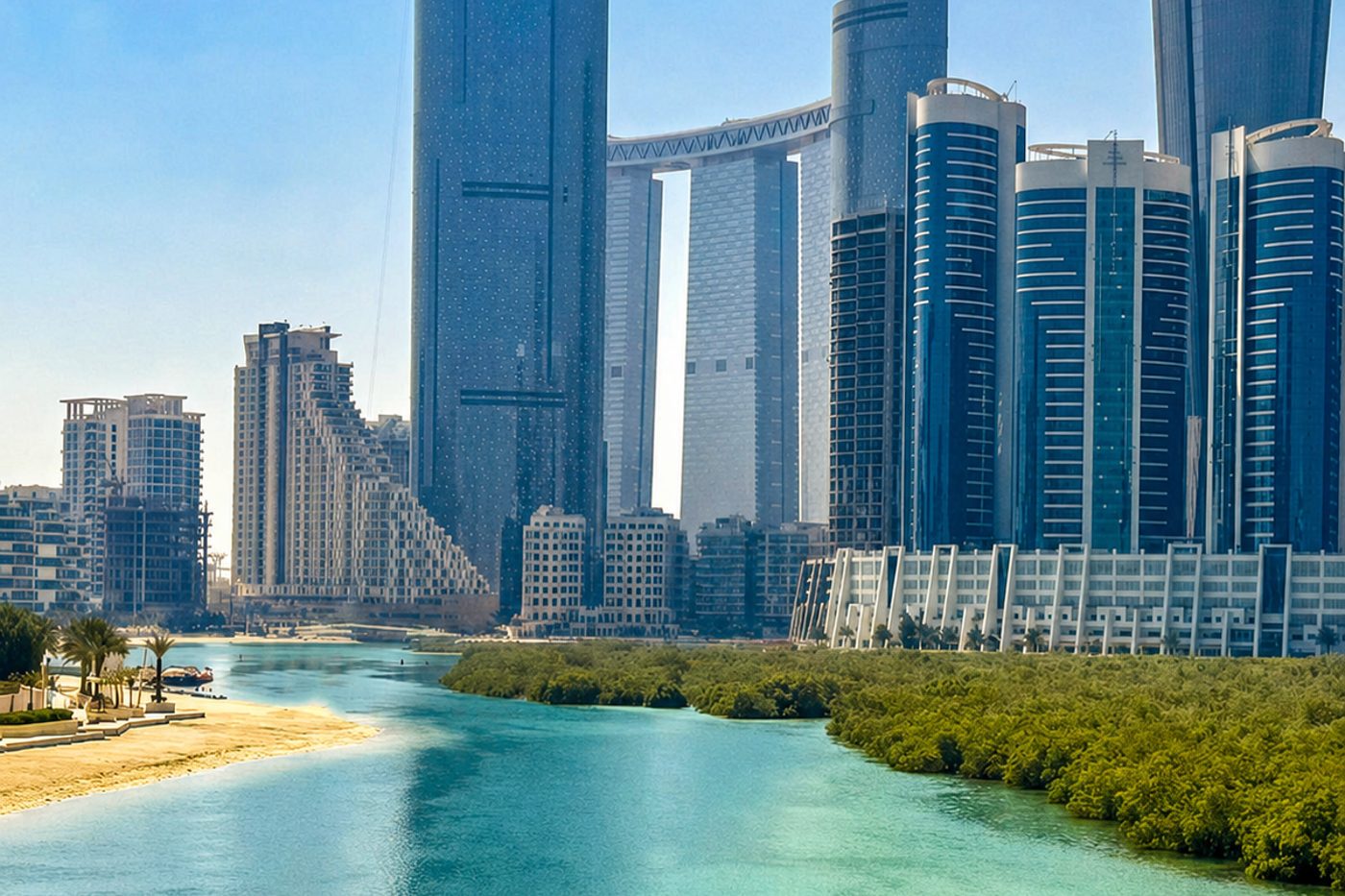 Typical homes in Al Reem Island